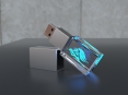 3D krystal USB flash disk - thumbnail - 1