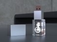 3D krystal USB flash disk - 4