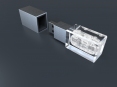 3D krystal USB flash disk - 2